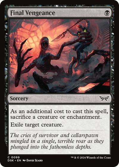 Final Vengeance (Duskmourn: House of Horror) Near Mint Foil
