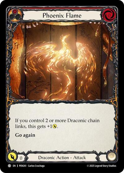 Phoenix Flame (Red) (Compendium of Rathe) Near Mint