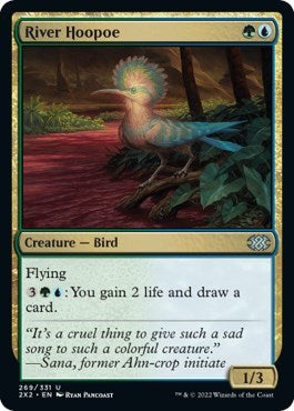 River Hoopoe (Double Masters 2022) Near Mint Foil