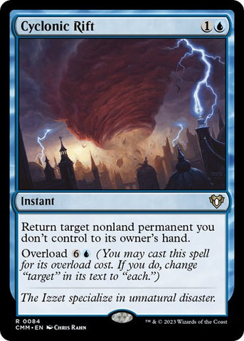 Cyclonic Rift (Commander Masters) Near Mint Foil