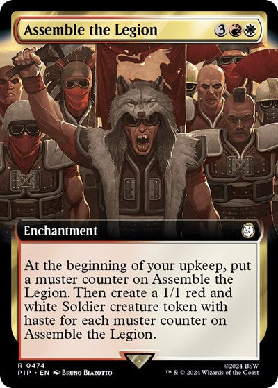 Assemble the Legion (Extended Art) (Universes Beyond: Fallout) Near Mint Foil