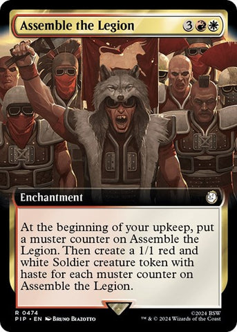Assemble the Legion (Extended Art) (Universes Beyond: Fallout) Near Mint Foil