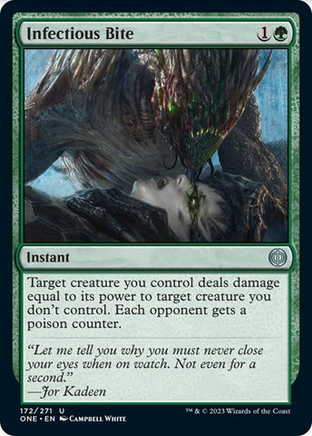 Infectious Bite (Phyrexia: All Will Be One) Near Mint Foil