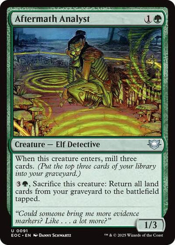 Aftermath Analyst (Commander: Edge of Eternities) Near Mint