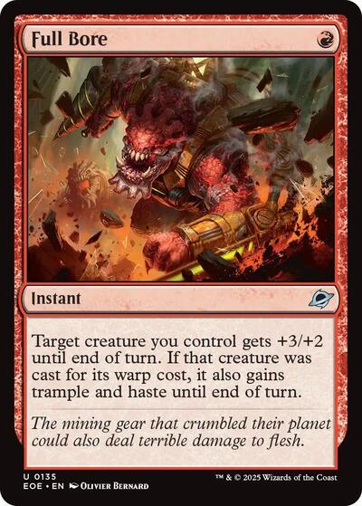 Full Bore (Edge of Eternities) Near Mint Foil