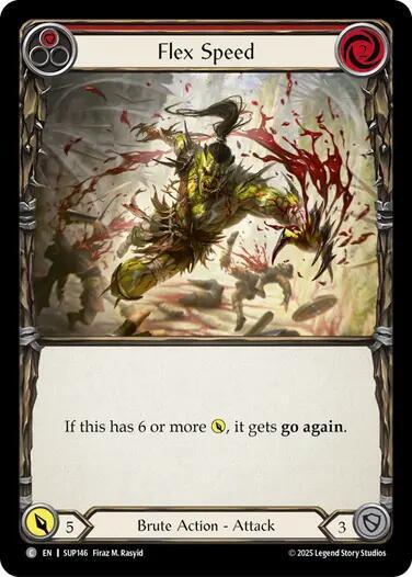 Flex Speed (Red) (Super Slam) Near Mint