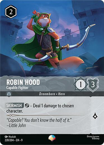 Robin Hood - Capable Fighter (Epic) (Fabled) Near Mint Holofoil