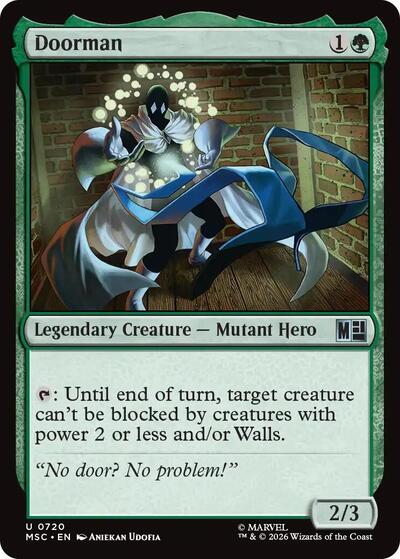 Doorman (Commander: Marvel Super Heroes) Near Mint Foil