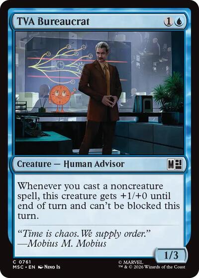 TVA Bureaucrat (Commander: Marvel Super Heroes) Near Mint Foil
