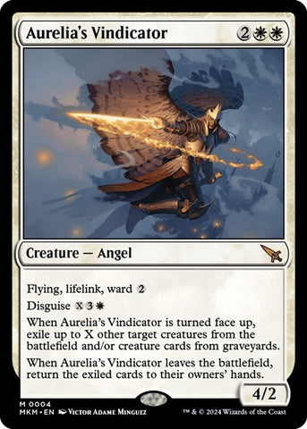 Aurelia's Vindicator (Murders at Karlov Manor) Near Mint Foil