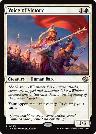Voice of Victory (Tarkir: Dragonstorm) Near Mint