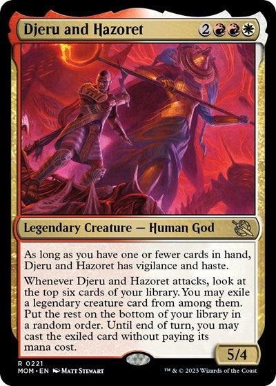 Djeru and Hazoret (March of the Machine) Near Mint