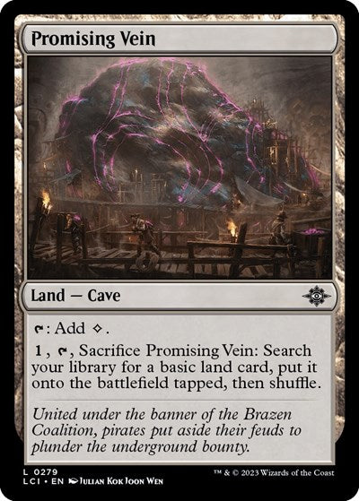 Promising Vein (The Lost Caverns of Ixalan) Near Mint Foil