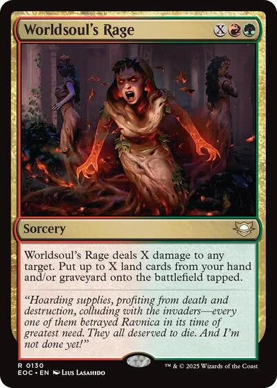Worldsoul's Rage (Commander: Edge of Eternities) Near Mint
