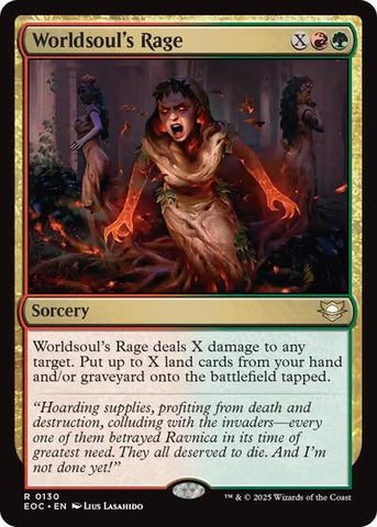 Worldsoul's Rage (Commander: Edge of Eternities) Near Mint
