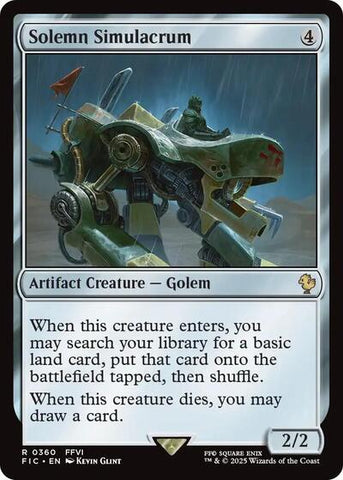Solemn Simulacrum (Commander: FINAL FANTASY) Near Mint
