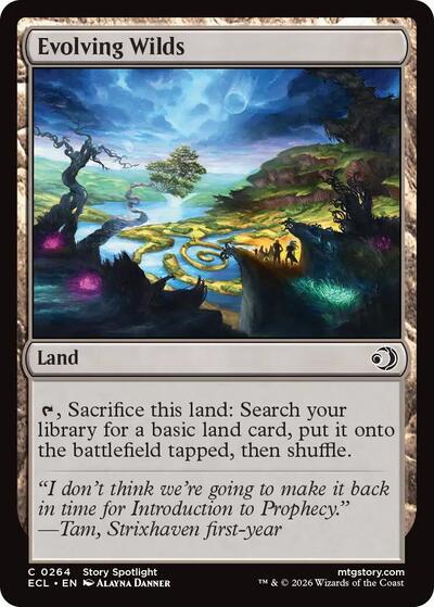 Evolving Wilds (Lorwyn Eclipsed) Near Mint Foil