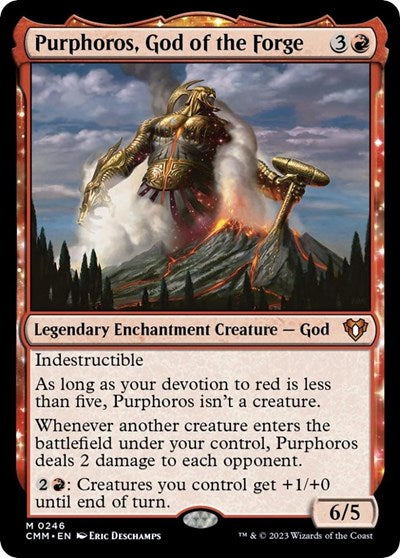 Purphoros, God of the Forge (Commander Masters) Near Mint