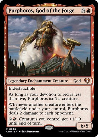 Purphoros, God of the Forge (Commander Masters) Near Mint