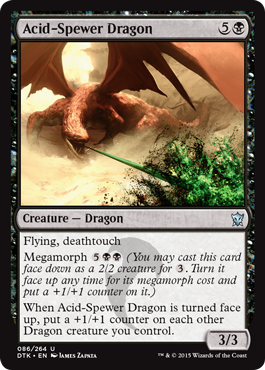 Acid-Spewer Dragon (Dragons of Tarkir) Near Mint
