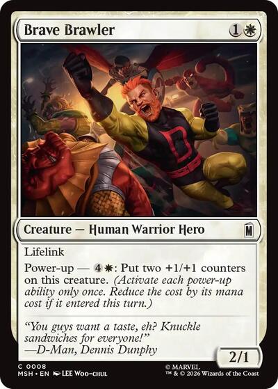 Brave Brawler (Marvel Super Heroes) Near Mint Foil