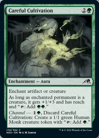 Careful Cultivation (Kamigawa: Neon Dynasty) Near Mint Foil