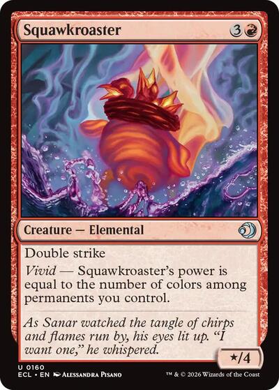 Squawkroaster (Lorwyn Eclipsed) Near Mint Foil
