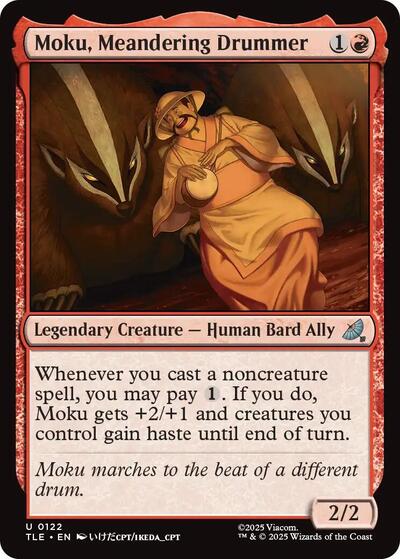 Moku, Meandering Drummer (Avatar: The Last Airbender: Eternal-Legal) Near Mint Foil