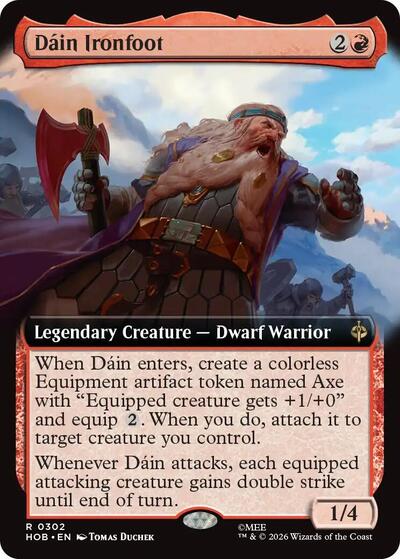 Dain Ironfoot (Extended Art) (The Hobbit) Near Mint Foil