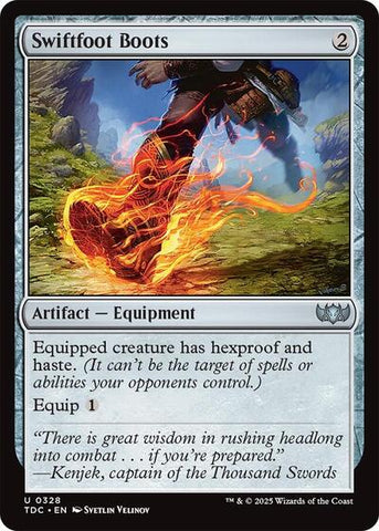 Swiftfoot Boots (Commander: Tarkir: Dragonstorm) Near Mint