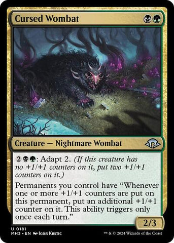 Cyclops Wombat (Modern Horizons 3) Near Mint Foil