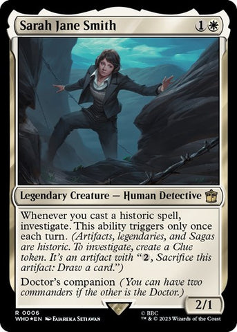 Sarah Jane Smith (Universes Beyond: Doctor Who) Near Mint Foil