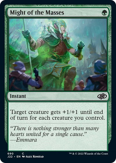 Might of the Masses (Jumpstart 2022) Near Mint