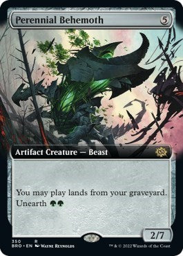 Perennial Behemoth (Extended Art) (The Brothers' War) Near Mint