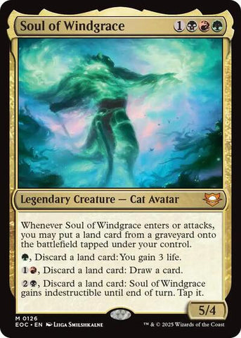 Soul of Windgrace (Commander: Edge of Eternities) Near Mint