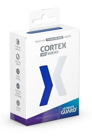 Cortex Sleeves Standard Size Glossy Blue (100ct.) (Ultimate Guard) New