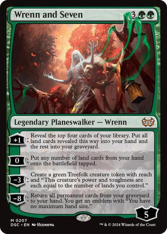 Wrenn and Seven (Commander: Duskmourn: House of Horror) Near Mint