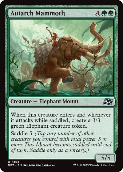 Autarch Mammoth (Aetherdrift) Near Mint Foil