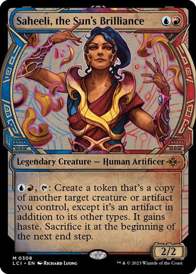 Saheeli, the Sun's Brilliance (Showcase) (The Lost Caverns of Ixalan) Near Mint