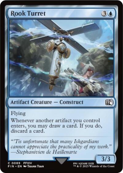 Rook Turret (Universes Beyond: FINAL FANTASY) Light Play Foil