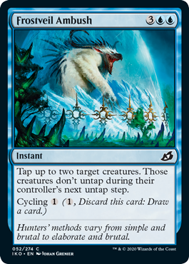 Frostveil Ambush (Ikoria: Lair of Behemoths) Near Mint Foil
