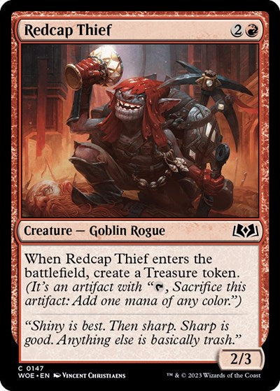 Redcap Thief (Wilds of Eldraine) Near Mint Foil