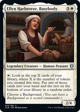 Ellyn Harbreeze, Busybody (Commander Legends: Battle for Baldur's Gate) Near Mint Foil