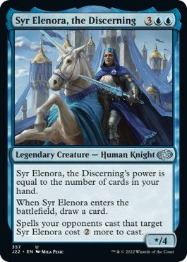 Syr Elenora, the Discerning (Jumpstart 2022) Near Mint