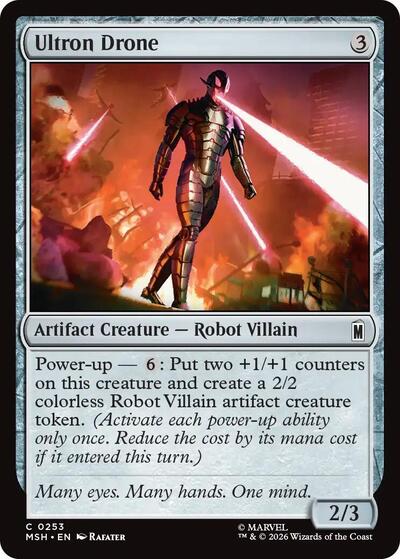 Ultron Drone (Marvel Super Heroes) Near Mint Foil