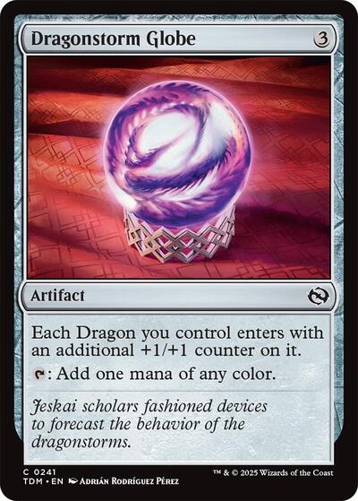 Dragonstorm Globe (Tarkir: Dragonstorm) Light Play Foil