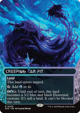 Creeping Tar Pit (0009) (Bordelress) (Stellar Sights) Near Mint Foil