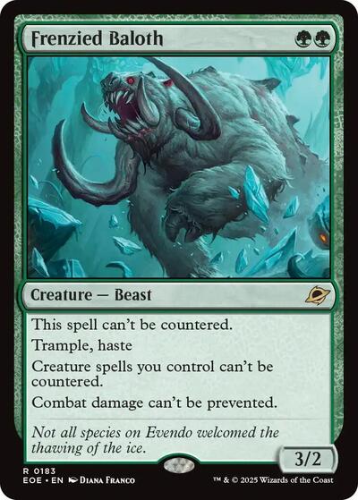 Frenzied Baloth (Edge of Eternities) Near Mint