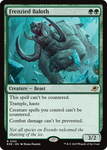 Frenzied Baloth (Edge of Eternities) Near Mint