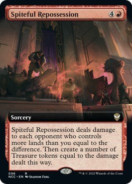 Spiteful Repossession (Extended Art) (Commander: Streets of New Capenna) Near Mint